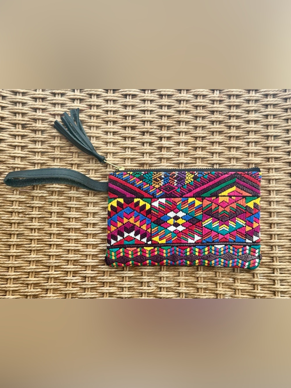 Handwoven Wristlet Clutch